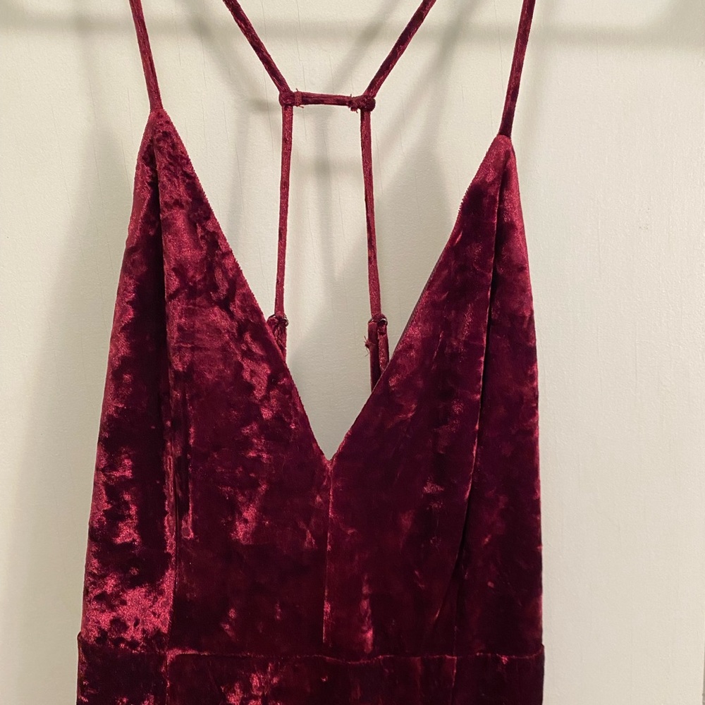 LUSH Velvet Mini Dress - Picture 2 of 4